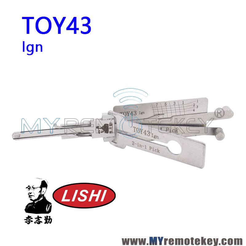 Instacode Toy 43 Keycode Genuine LISHI TOY43 Ign 2 in 1 Auto Pick and Decoder