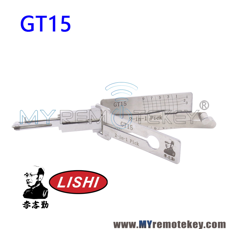 Original LISHI GT15 2 in 1 Auto Pick and Decoder for Fiat