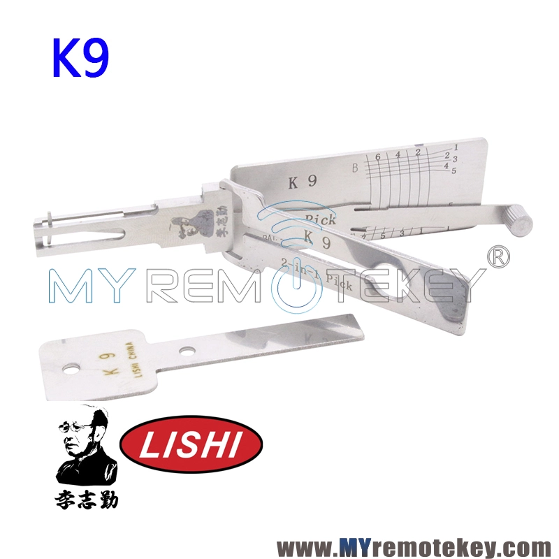 Original LISHI K9 2 in 1 Auto Pick and Decoder for KIA