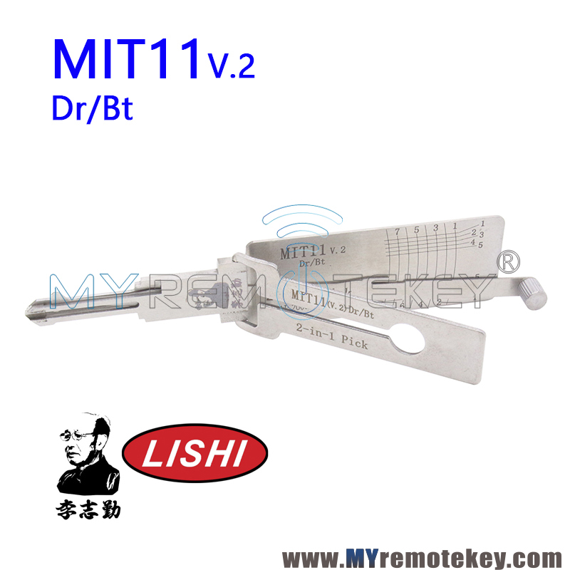 Original LISHI MIT11 v.2 Dr/Bt 2-in-1 Auto Pick and Decoder For Mitsubishi