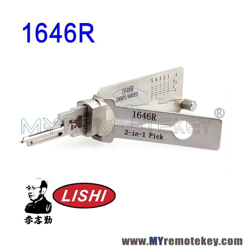 Original Lishi 1646R 2-in-1 Pick for National Compx Mailbox Locks