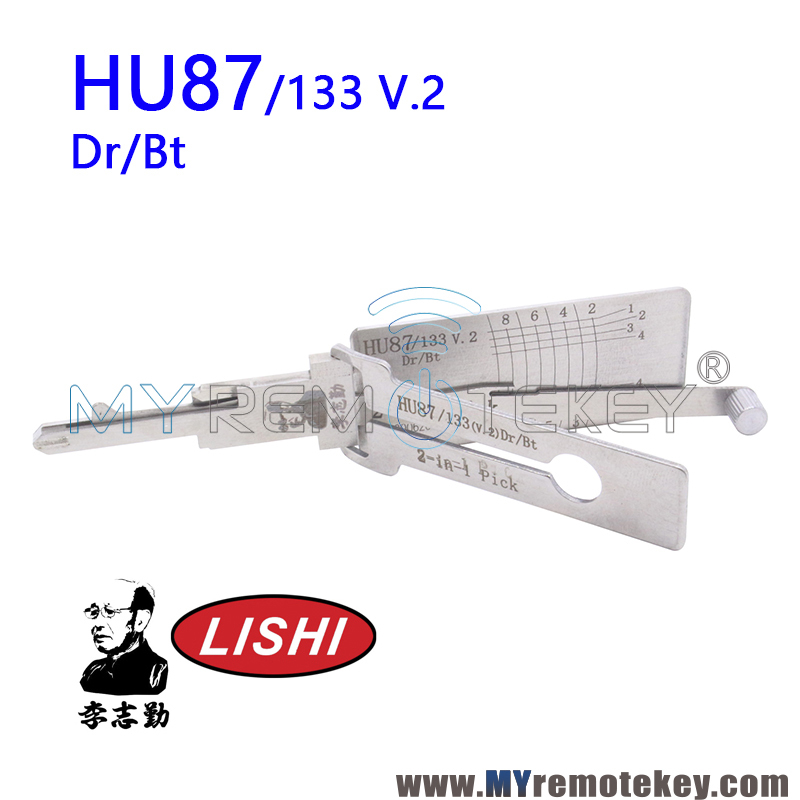 Original LISHI HU87/133 Dr/Bt 2 in 1 Auto Pick and Decoder