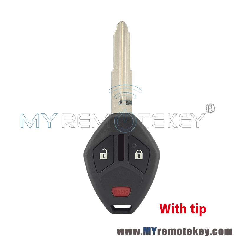 Remote car key case shell for Mitsubishi 2 button with panic MIT11R for Mitsubishi Eclipse Galant Lancer Outlander Endeavor OUCG8D620MA