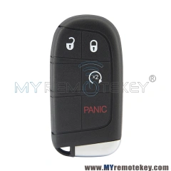FCC M3N-40821302 Smart key 4 button 434Mhz 46 chip for Dodge Durango Jeep Grand Cherokee 2014-2020 PN: 68066350AD 68143500AC