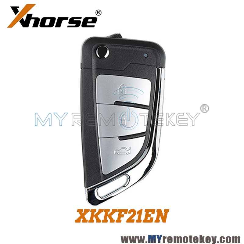 Xhorse XKKF21EN Wire Universal Remote key Knife Flip 3 Button for ...