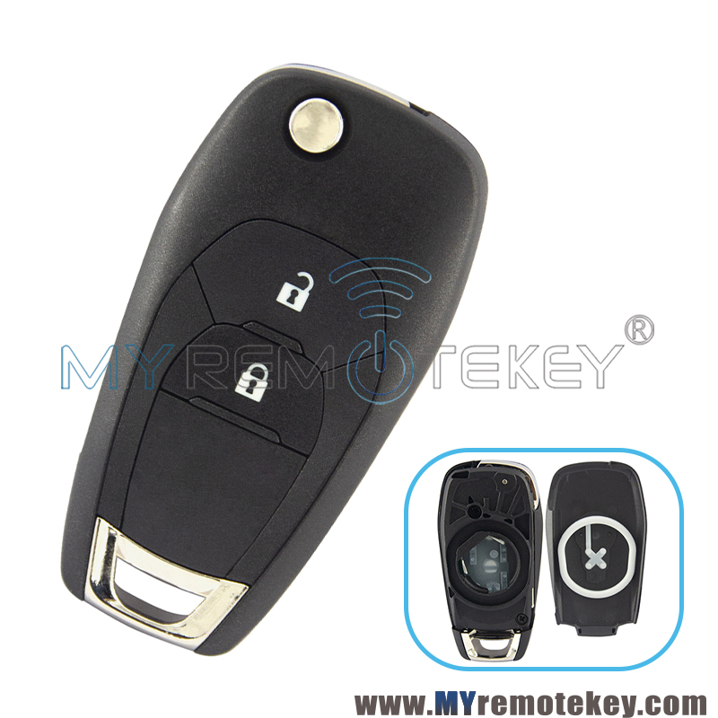 Remote Key Case For Chevrolet 2010-2017 Chevrolet Flip Remote Key Shell Case - 5 Buttons For 2010-2017 Chevy With Logo, Top Quality Chevrolet Flip Key Shell - Foto 3