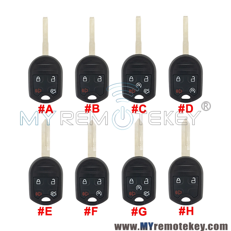 FCC CWTWB1U793 Remote head key 3/4/5 button 315Mhz FO38/HU101 blade ...