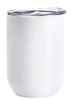 USA RTS 12oz Sublimation Blank Straight Egg Shaped Wine Tumbler