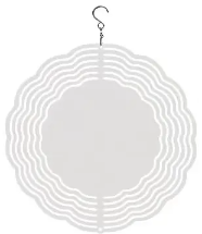USA RTS 8 inch 10 inch Sublimation Blank Aluminum Wind Spinner
