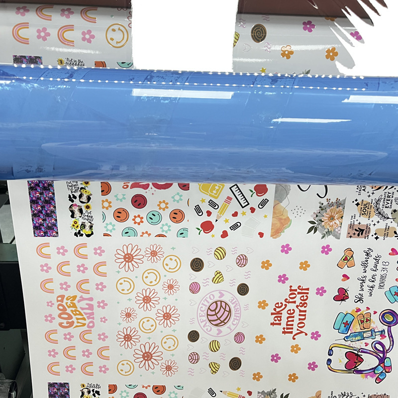 CHINESE WAREHOUSE 9.3*4.2 inch UV DTF Wrap For Glass Can