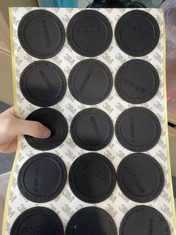 CHINESE WAREHOUSE 56mm*1.8mm Rubber Bottom For Tumbler