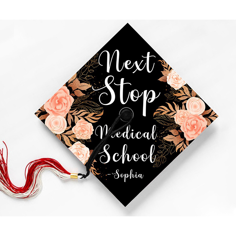 Chinese Warehouse Sublimation Blank Graduation Cap Toppers