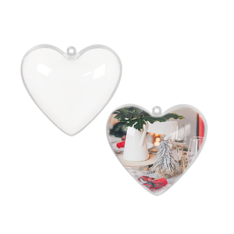 Chinese Warehouse Sublimation Christmas Decorations Clear Ball