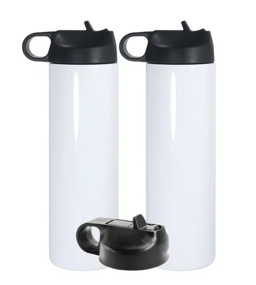 USA RTS 18oz 24oz 32oz Sublimation Blank Straight Sport Bottle