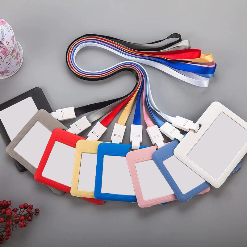 Chinese Warehouse Sublimation Blank ID Holder with Lanyard