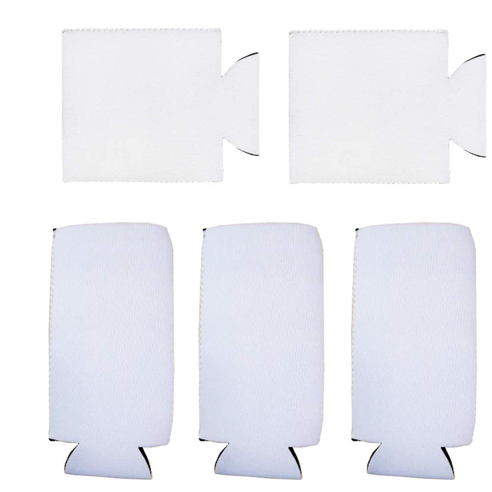 Chinese Warehouse Sublimation Neoprene Slim can cooler covers two size options