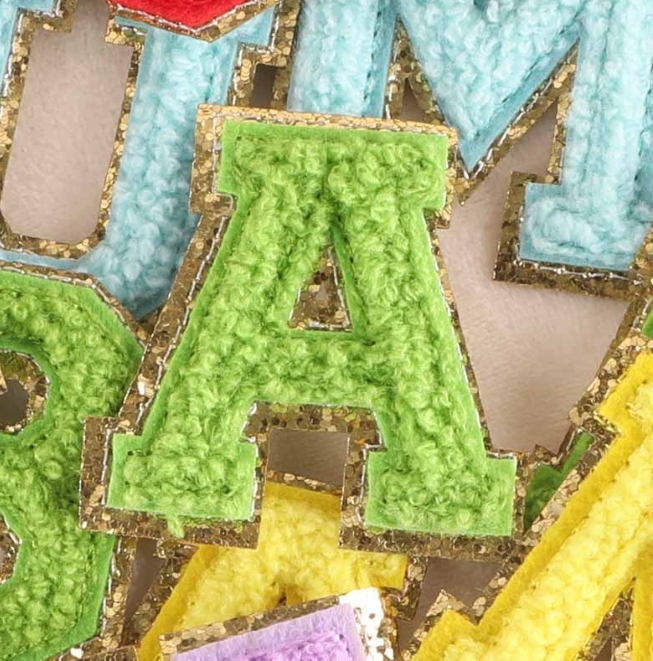 CHINESE WAREHOUSE letter patch for shirts hoodies