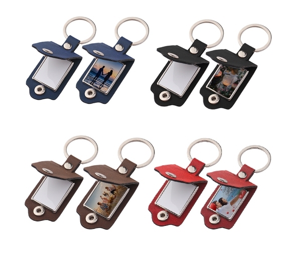 CHINESE WAREHOUSE Sublimation leather keychain
