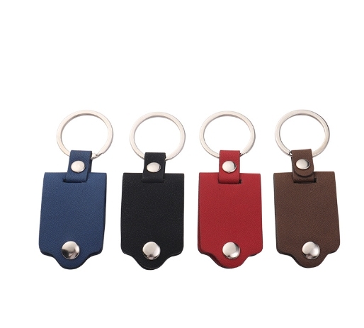 CHINESE WAREHOUSE Sublimation leather keychain