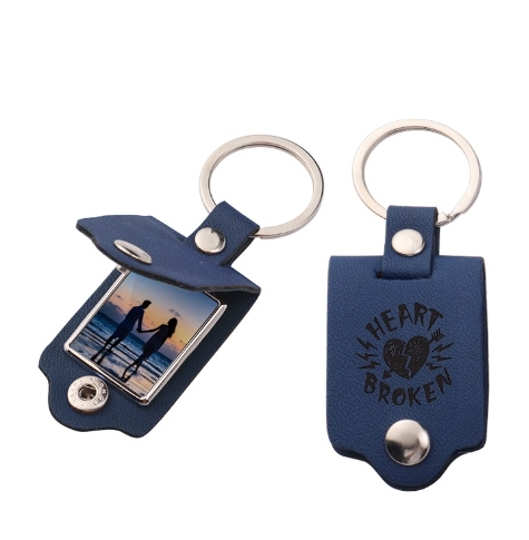 CHINESE WAREHOUSE Sublimation leather keychain