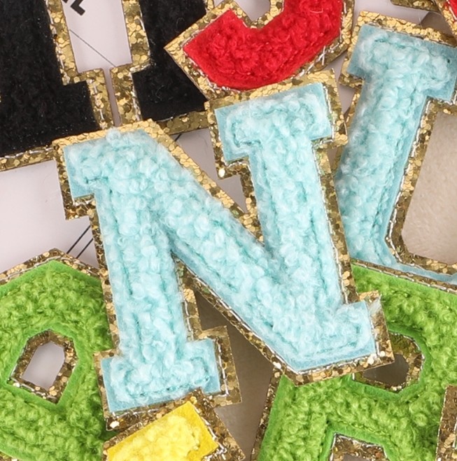 CHINESE WAREHOUSE letter patch for shirts hoodies