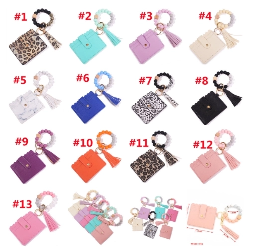Chinese Warehouse Mixed Color Silicone Bracelet Comes with coin purse