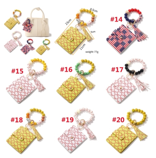 Chinese Warehouse Mixed Color Silicone Bracelet Comes with coin purse