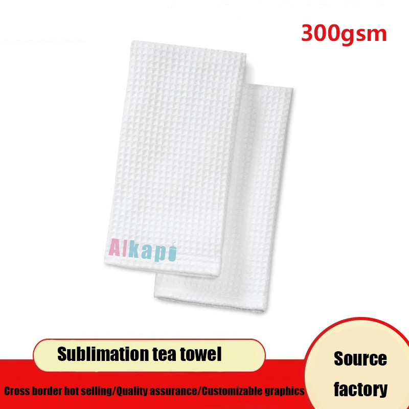CHINESE WAREHOUSE Sublimation Polyester Tea Towel