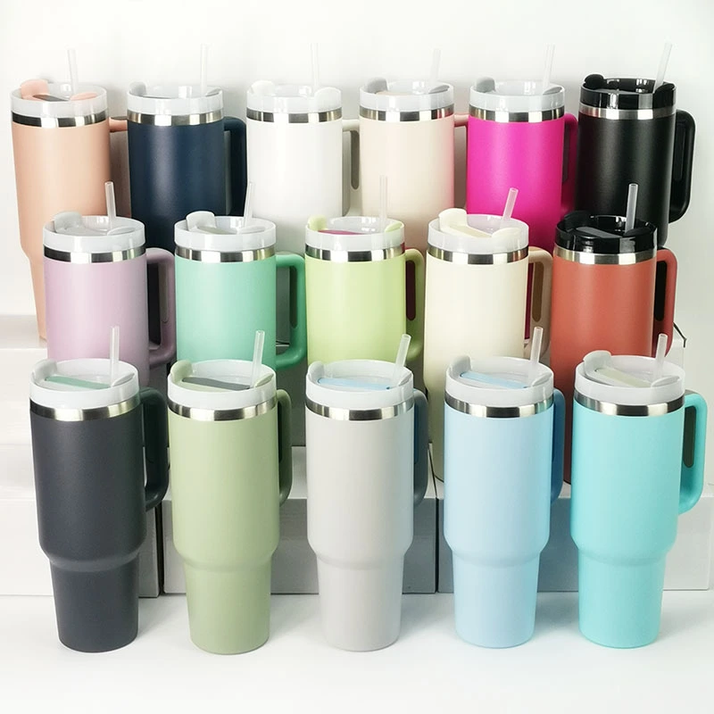 CHINESE WAREHOUSE 40oz H2.0 Powder Coated Tumbler