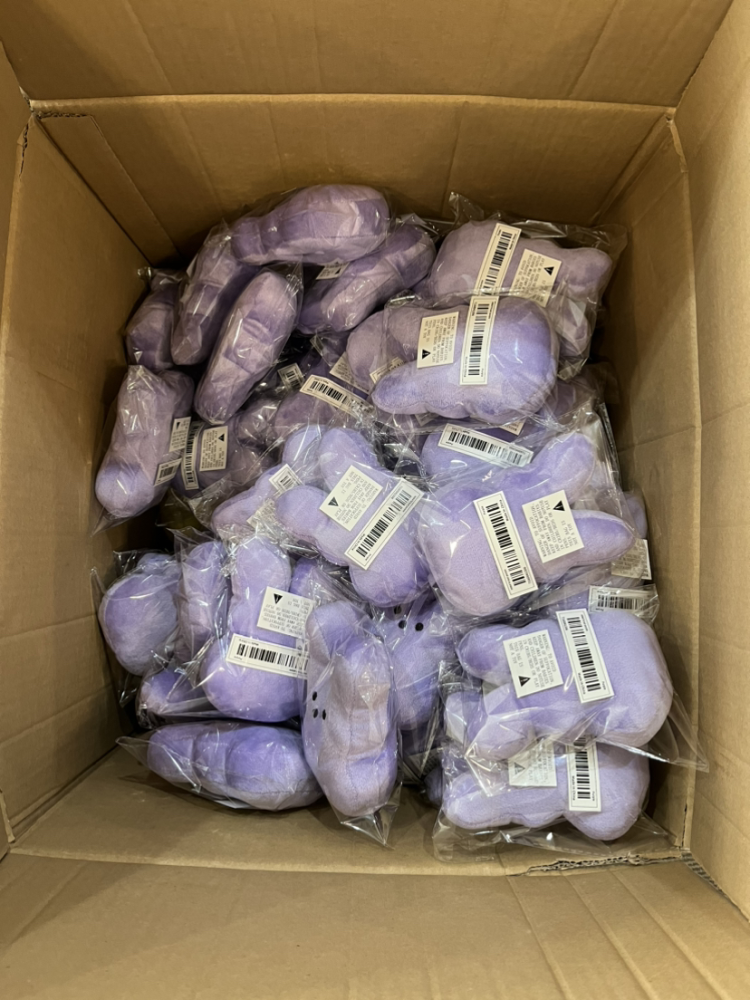 CHINESE WAREHOUSE Easter Gradient Color Bunny Peeps