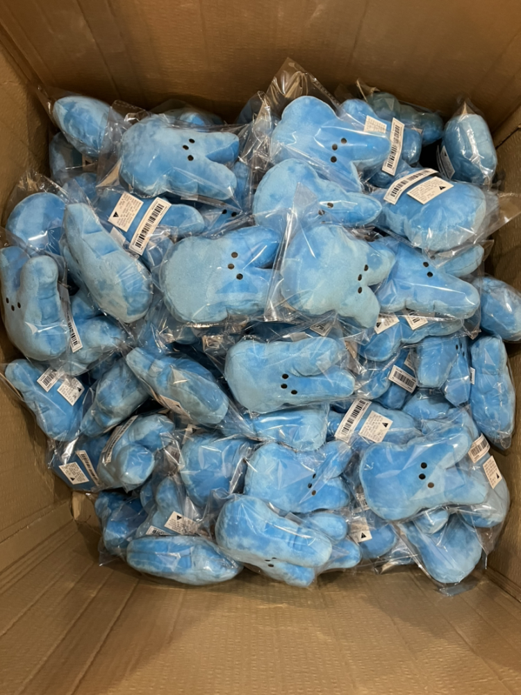 CHINESE WAREHOUSE Easter Gradient Color Bunny Peeps