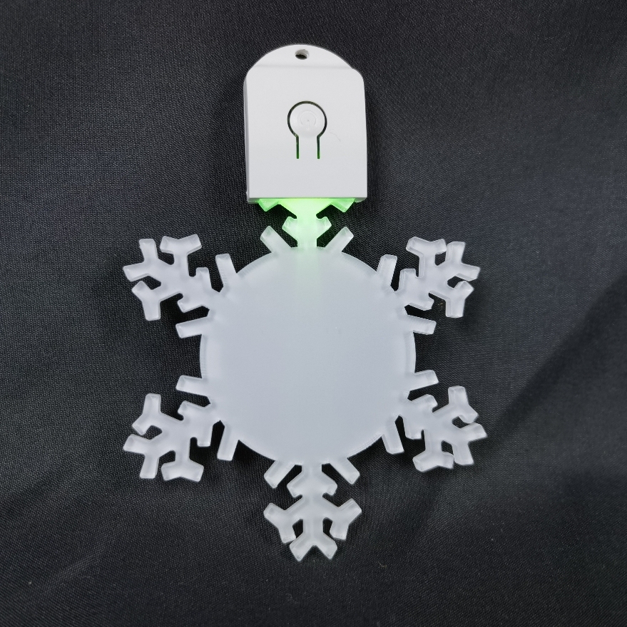 CHINESE WAREHOUSE Sublimation Christmas Decorations LED Lamp With Battery