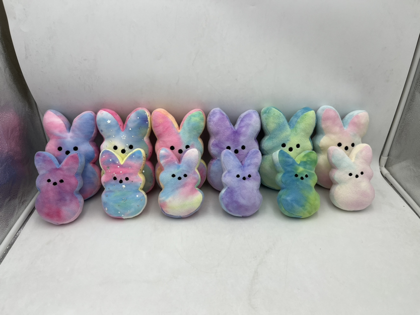 CHINESE WAREHOUSE Easter Gradient Color Bunny Peeps
