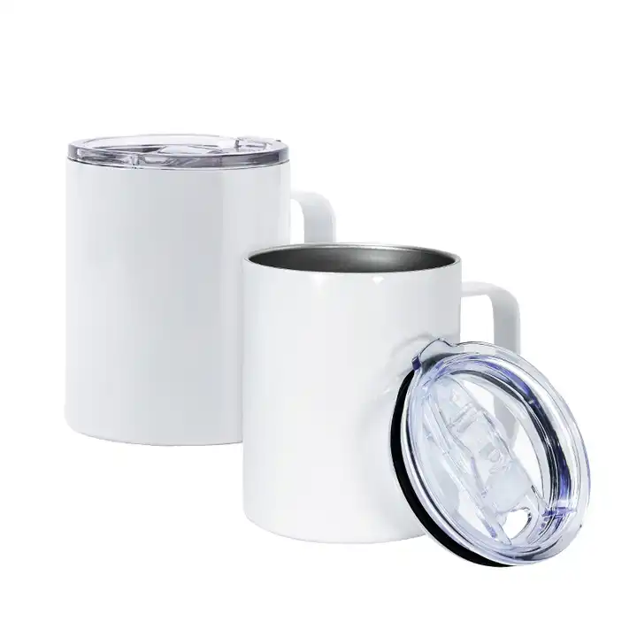 USA RTS 12oz Sublimation Blank Camping Coffee Mug