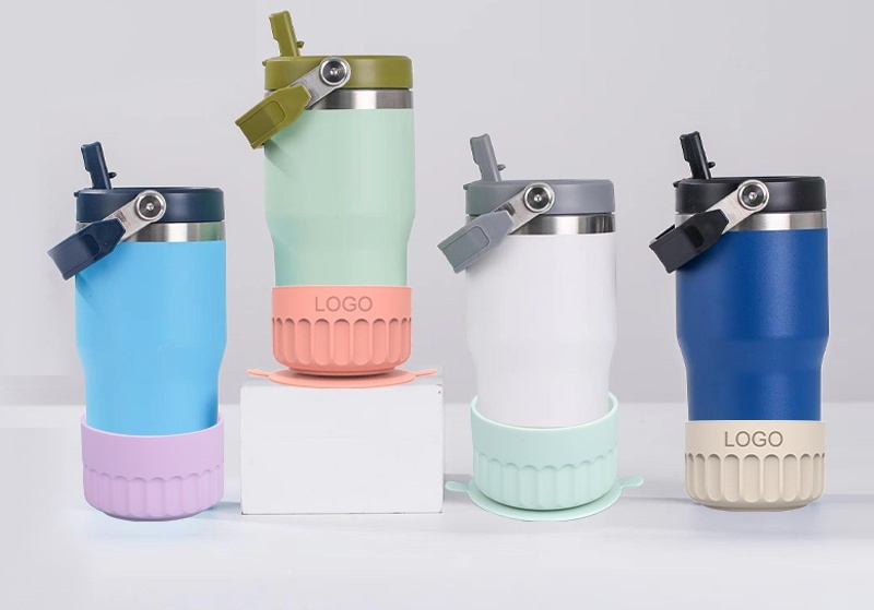 CHINESE WAREHOUSE 20oz/30oz/40oz Tumbler Silicone Boot Food Grade Anti-Slip Water Bottle Bottom Sleeve
