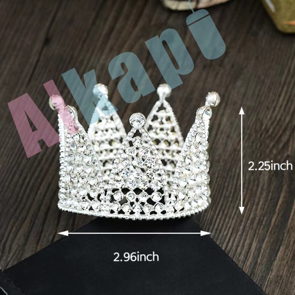 CHINESE WAREHOUSE Metal And Plastic Crown For Decorative Cup