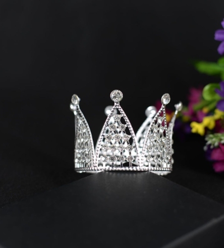 CHINESE WAREHOUSE Metal And Plastic Crown For Decorative Cup
