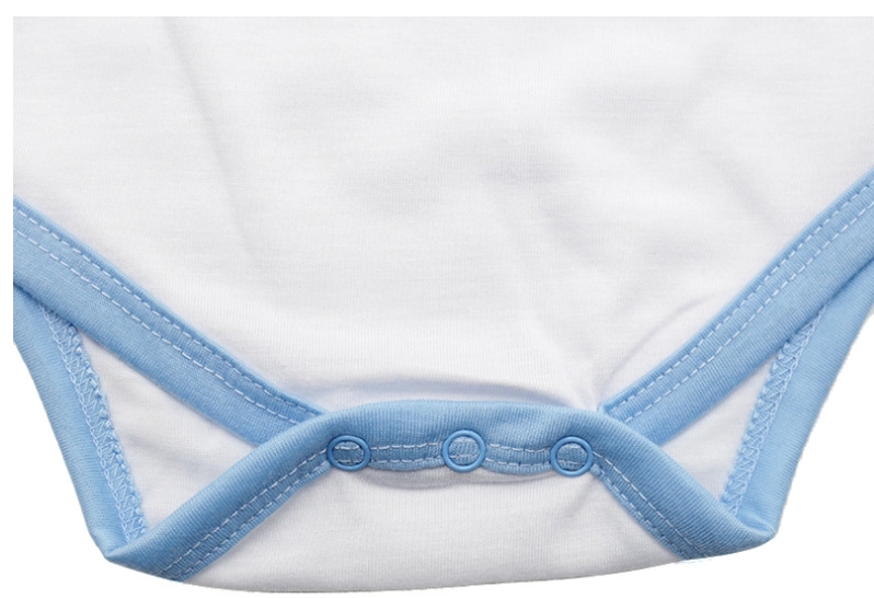 CHINESE WAREHOUSE Sublimation Baby Onesies Baby Shirts 0-24 Month Stocked