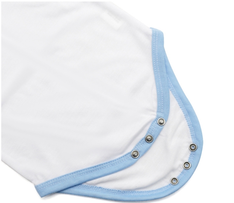 CHINESE WAREHOUSE Sublimation Baby Onesies Baby Shirts 0-24 Month Stocked