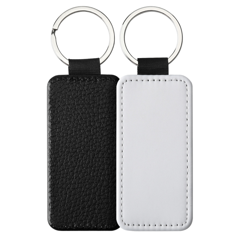 CHINESE WAREHOUSE Sublimation PU Leather Keychain