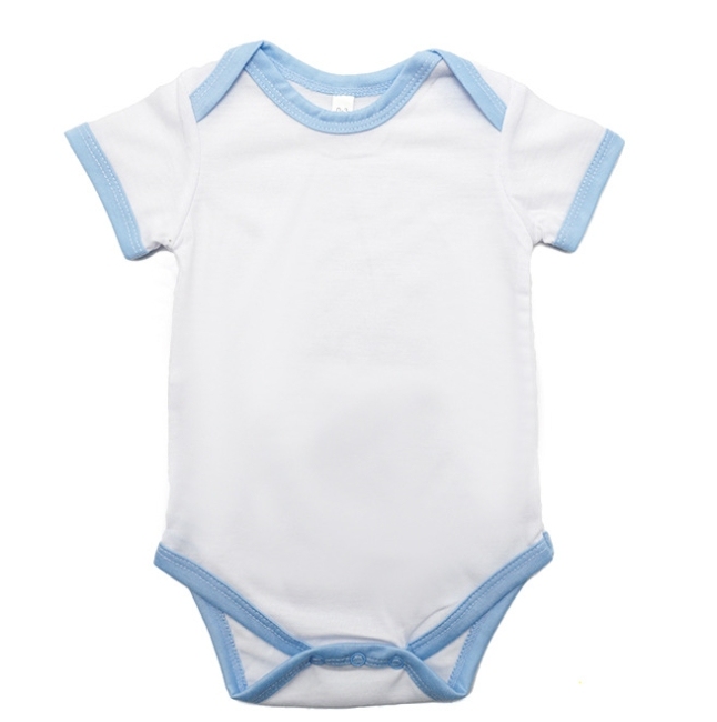 CHINESE WAREHOUSE Sublimation Baby Onesies Baby Shirts 0-24 Month Stocked