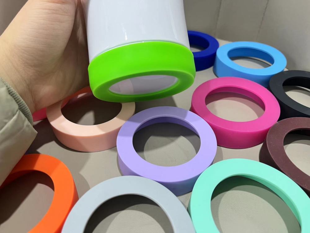 CHINESE WAREHOUSE Sublimation Silicone Tumbler Bumper