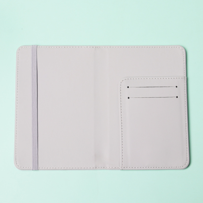 CHINESE WAREHOUSE PU Leather Book Sublimation Card Passport Holders Case Cover