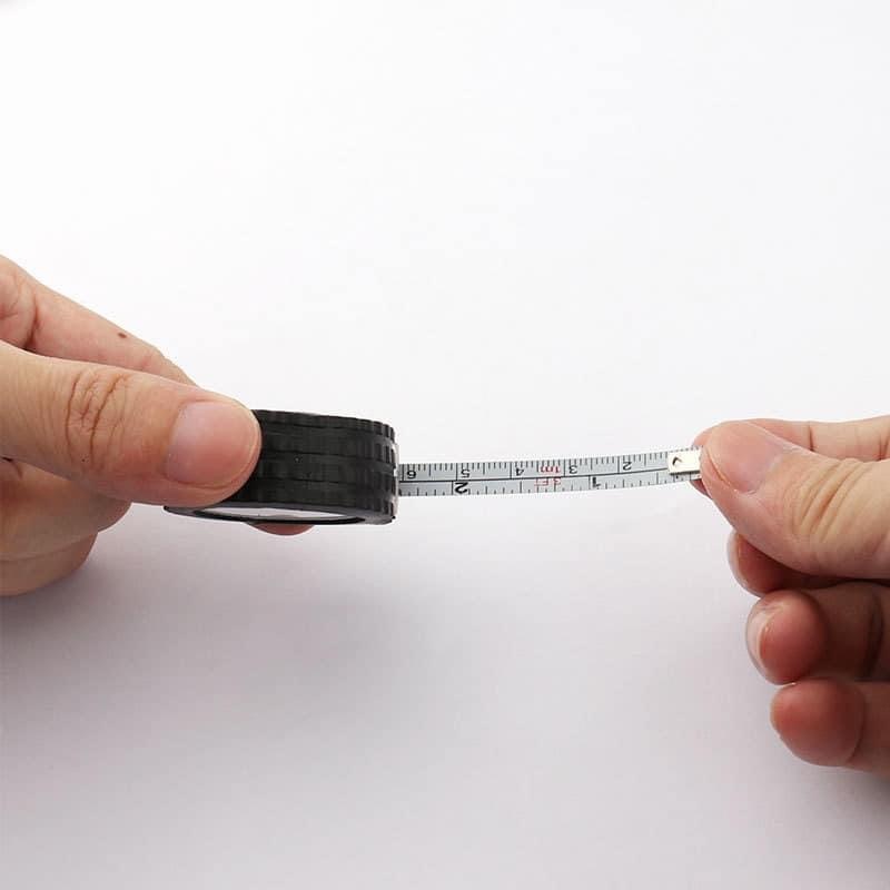 CHINESE WAREHOUSE Sublimation Mini Car Tire Tape Measure Keychain