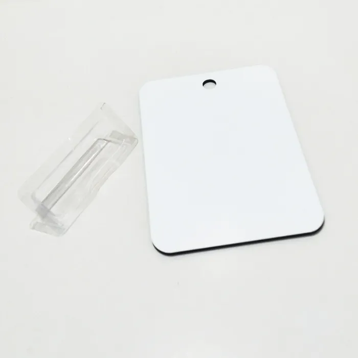 CHINESE WAREHOUSE Sublimation MDF Cash Card with Plastic Mondy Holder