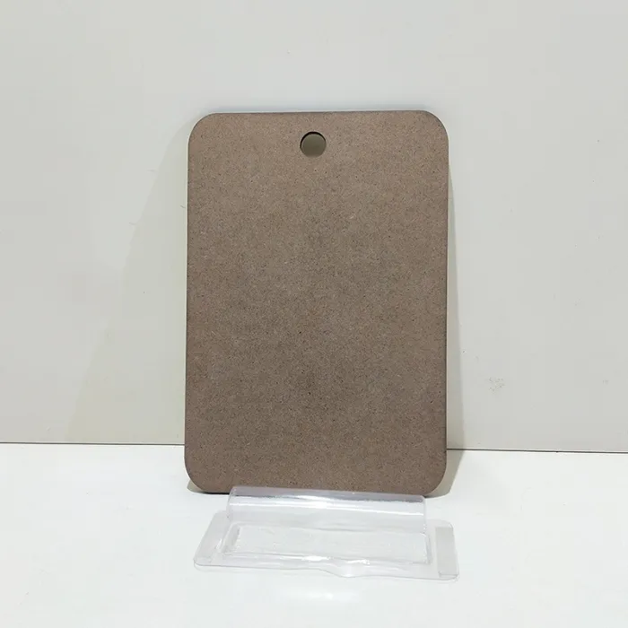 CHINESE WAREHOUSE Sublimation MDF Cash Card with Plastic Mondy Holder