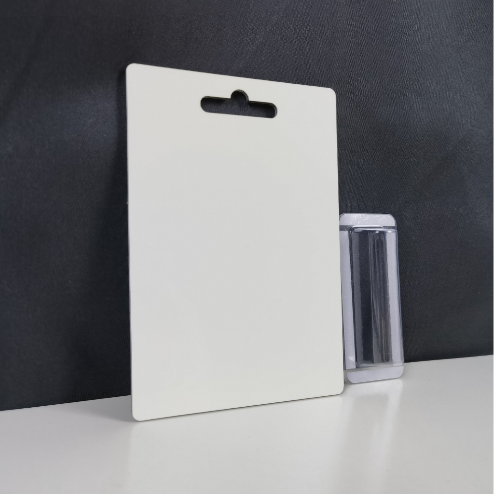 CHINESE WAREHOUSE Sublimation MDF Cash Card with Plastic Mondy Holder