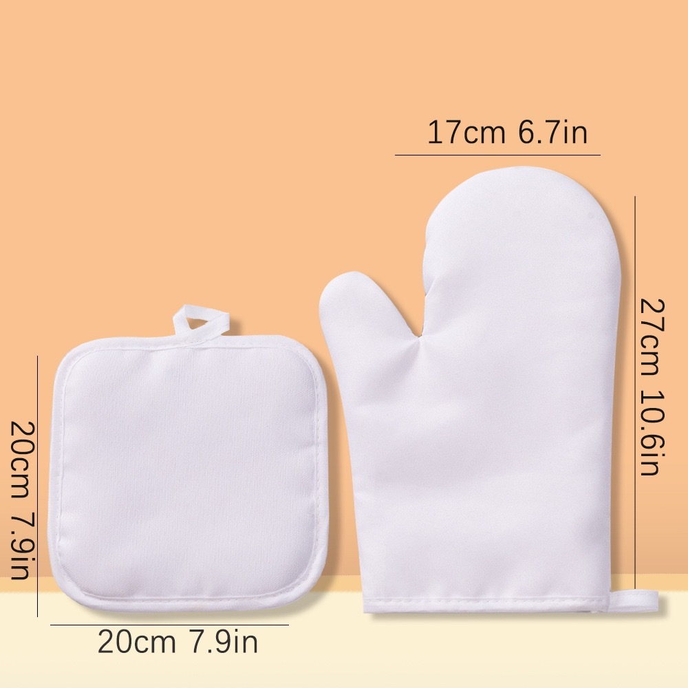 CHINESE WAREHOUSE Sublimation Anti-scald Potholders and Gloves