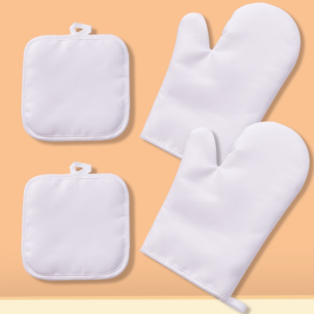 CHINESE WAREHOUSE Sublimation Anti-scald Potholders and Gloves