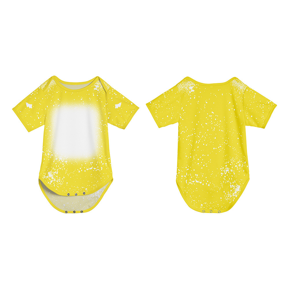 CHINESE WAREHOUSE Sub Bleach Baby Onesies 21 colors Stocked 95% polyester+5% cotton